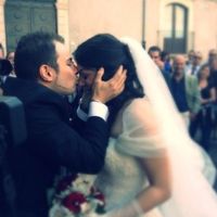 l'arrivo in chiesa