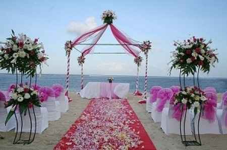 wedding on the beach