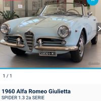 Macchina Alfa romeo Giulietta spider 1960? - 1