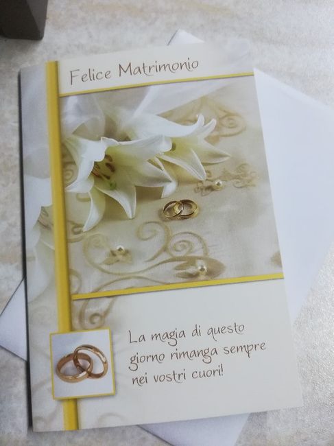 Prima busta 🤑 - 1