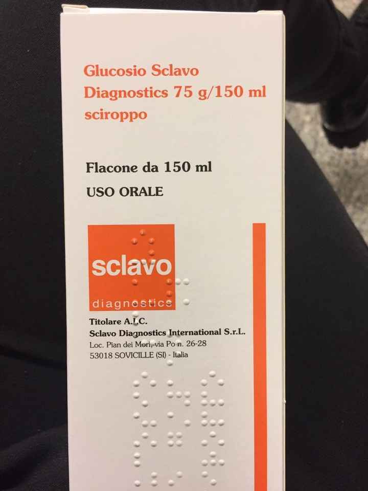 Curva da carico da glucosio