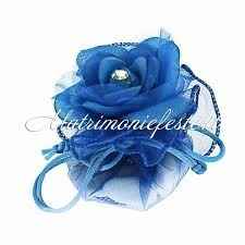 Rosa blu con gessetto