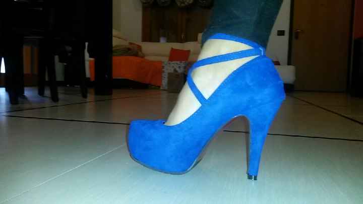 Arrivato il secondo paio di scarpe chiuse!!! :-) x chi le cerca blu :-) - 1