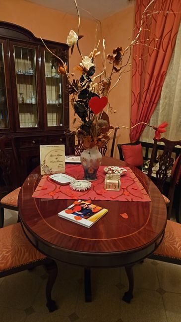 Tavola bianca casa sposo e sposa 3