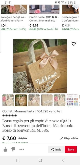Help personalizzazione wedding bag - 1