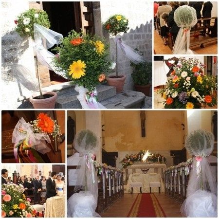 Addobo floreale nella chiesa - 1