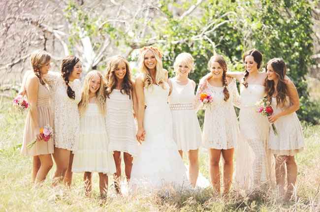 Hippie chic wedding