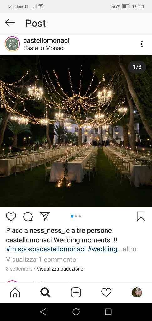 Il banchetto sarà all'interno o all'esterno? - 1