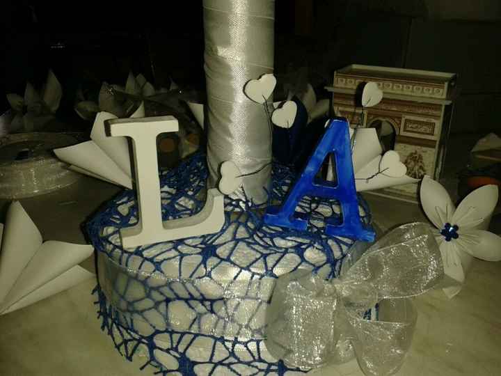 Centrotavola tavolo sposi fai da me - 3