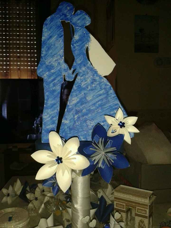 Centrotavola tavolo sposi fai da me - 4