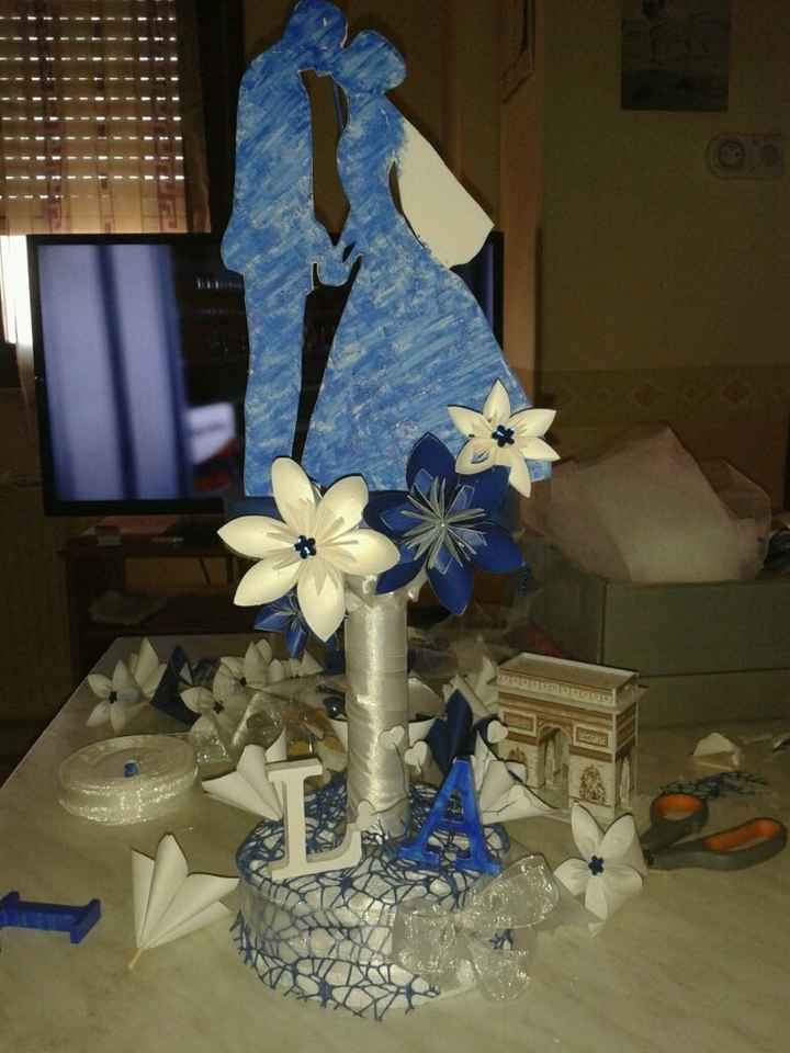 Centrotavola tavolo sposi fai da me - 7