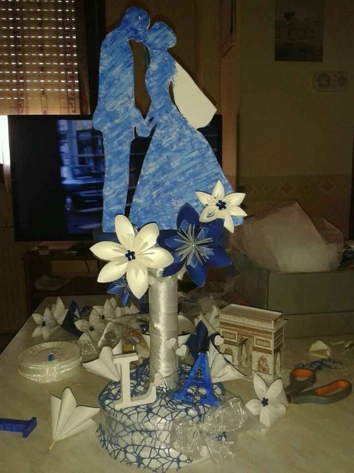 Centrotavola tavolo sposi fai da me - 8