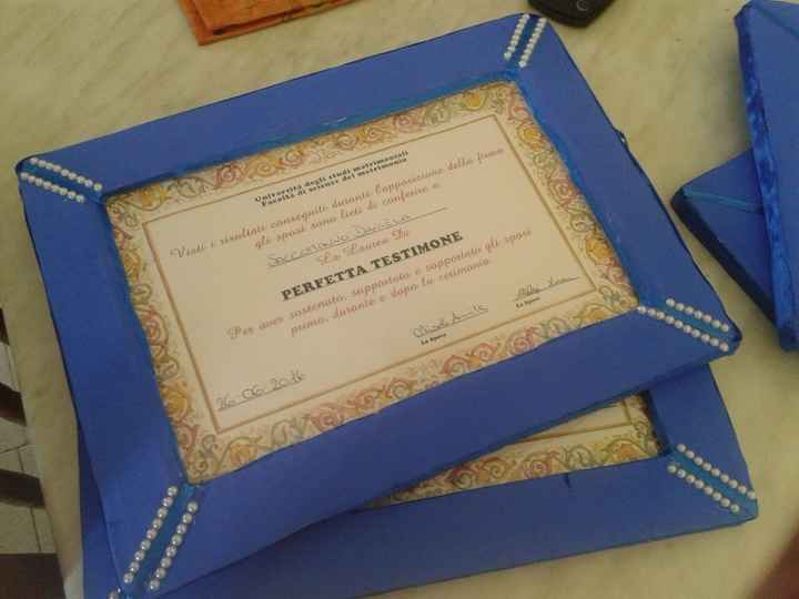 cornici lauree testimoni