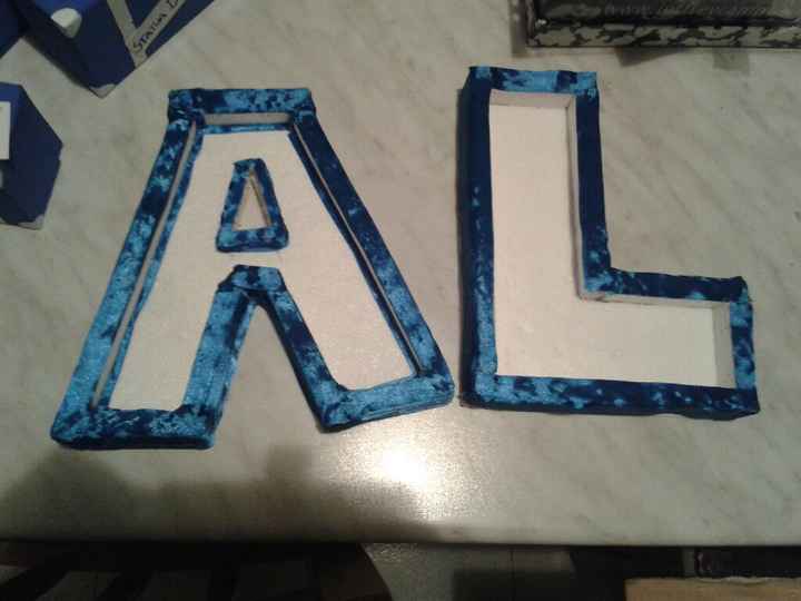 Lettere x confettata - 2