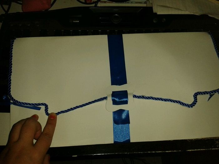 Pochette porta ventaglio fai da te - 4