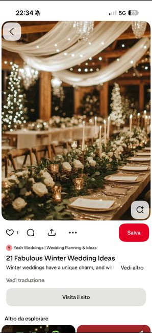 Allestimento matrimonio Febbraio - 2