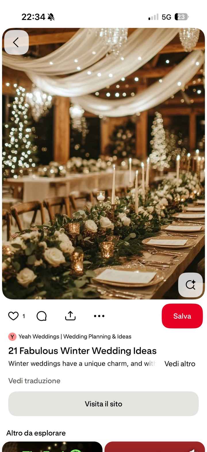 Allestimento matrimonio Febbraio - 2