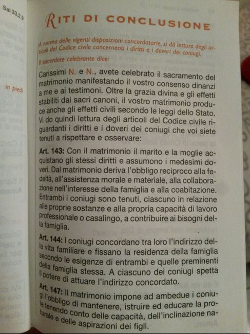 Libretto messa - 1