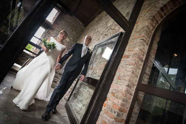 eccomi con il bouquet di mughetti