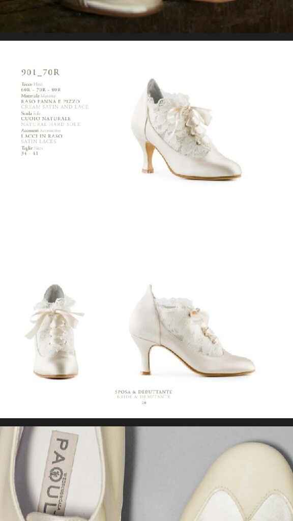 Scarpe sposa stile vintage con pizzo - 1