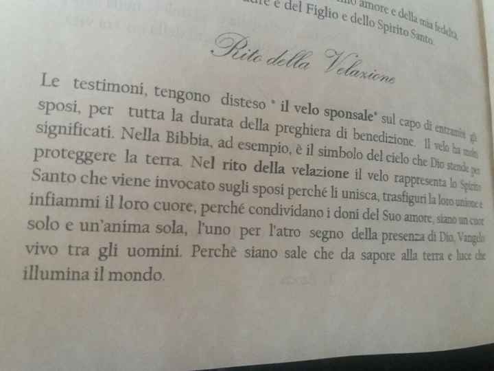 Rito della velazione - 1