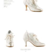 Scarpe sposa stile vintage con pizzo - 1