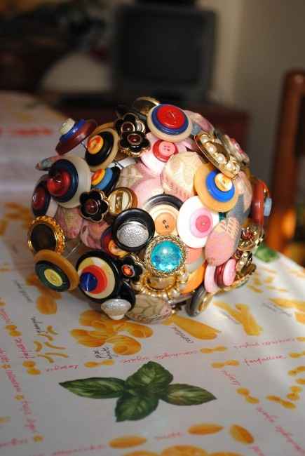 Il mio buoquet di bottoni prende forma