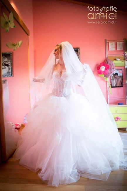 Com'è il vostro abito da sposa? condividiamo la foto? - 2