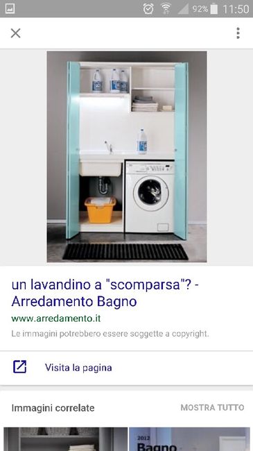 Unico bagno-lavanderia. - 1