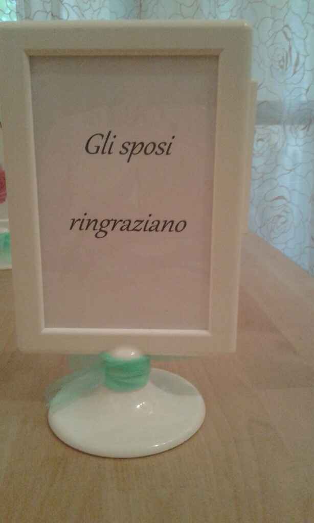 Segnatavoli e libretti messa - 1