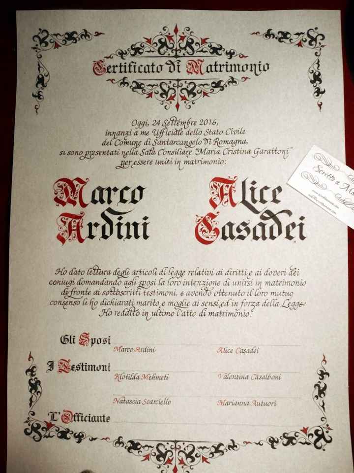 Attestato testimoni rito civile - 1