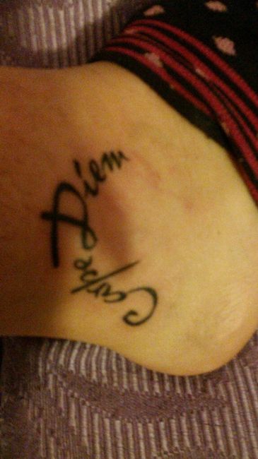 Il tatoo mio e della testimone - 1