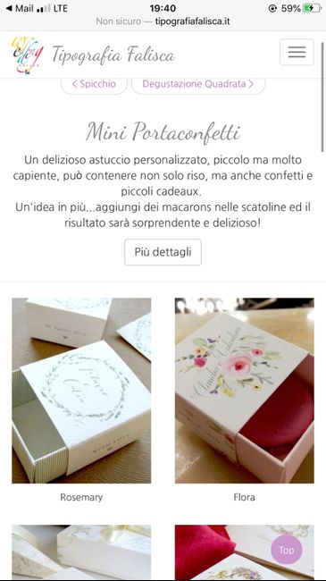 Consiglio coni e scatoline porta confetti 1