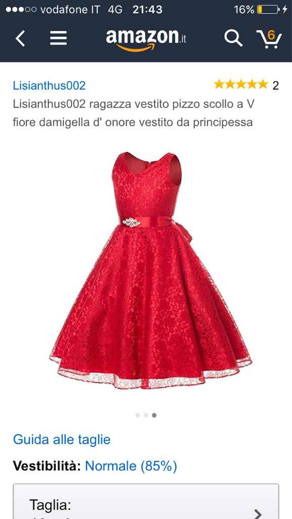 Vestito damigelle piccole - 1