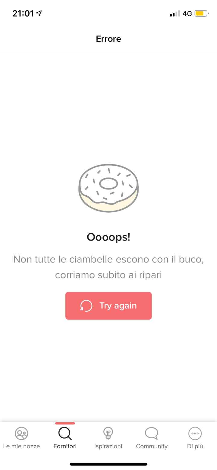 Messaggi di errore - 1