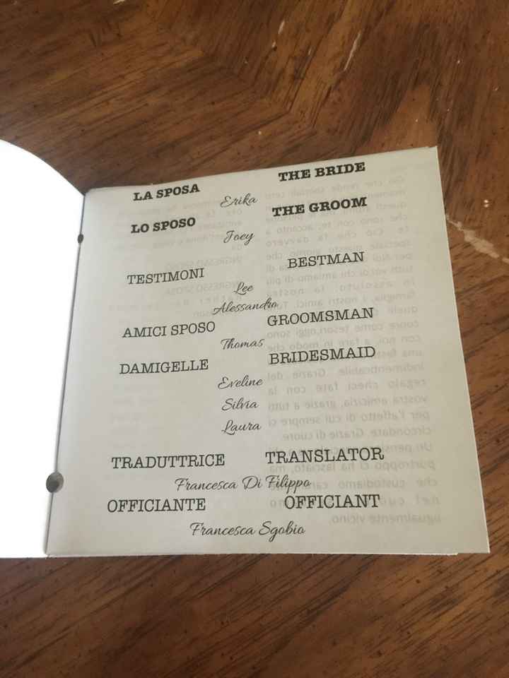 Bozza libretto cerimonia civile - 2