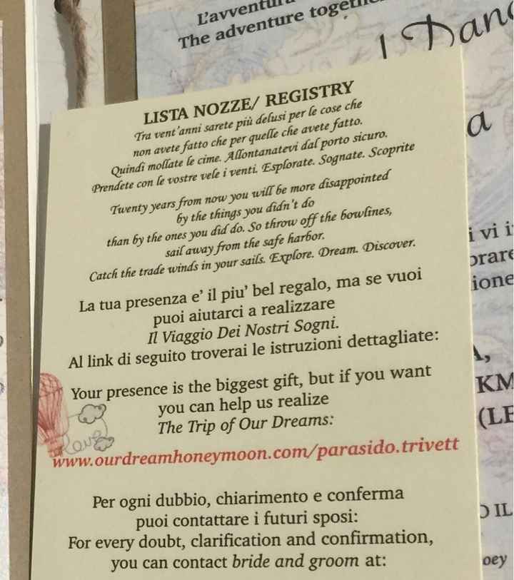 È gradito regalo in busta... - 1