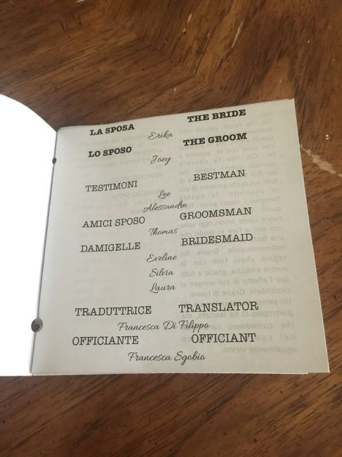 Bozza libretto cerimonia civile - 2