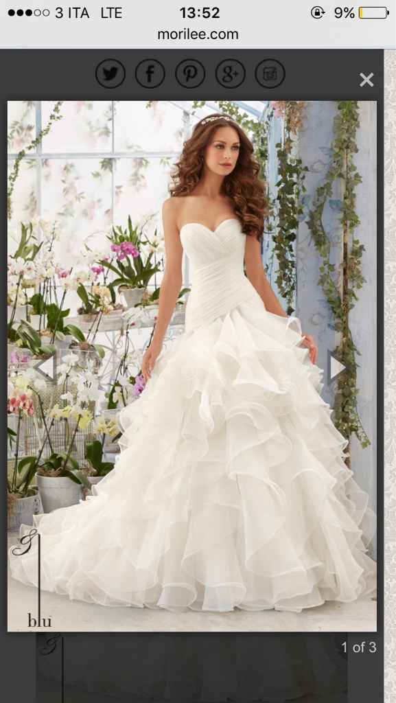 Mori lee collezione blu roma - 1