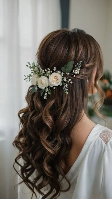 Acconciatura sposa - semiraccolto 👰🏻‍♀️ - 3