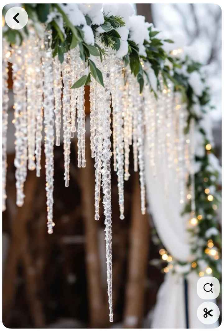 Matrimonio in inverno Tableau de Mariage - 6