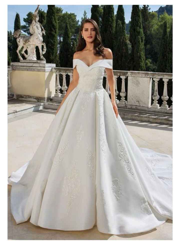 Accocciatura abito con scollo omerale - 5