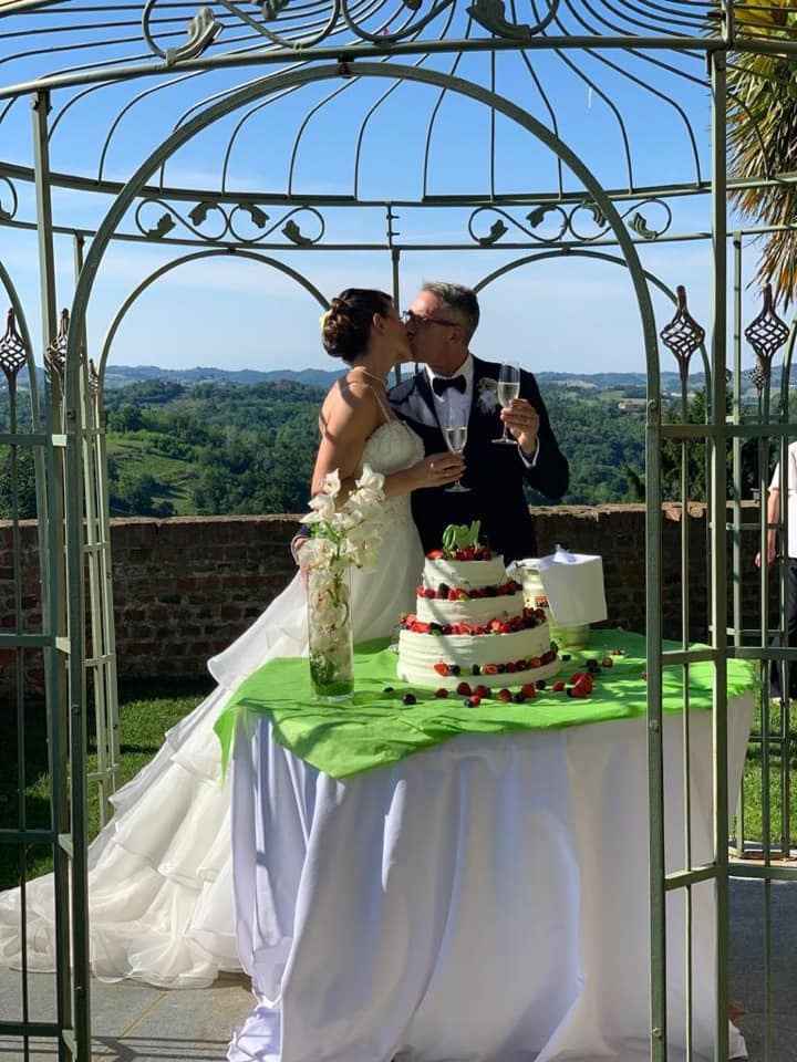 Il taglio della torta.