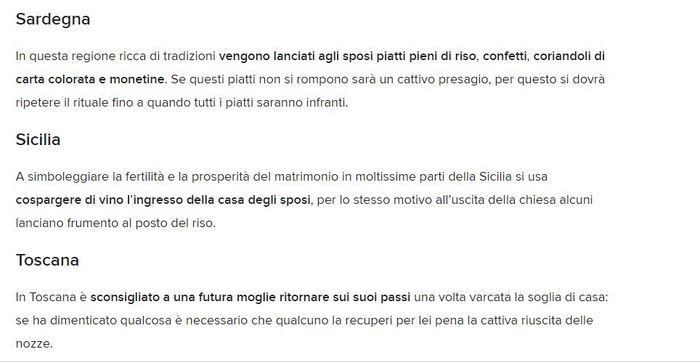 Superstizioni legate al giorno del matrimonio 1