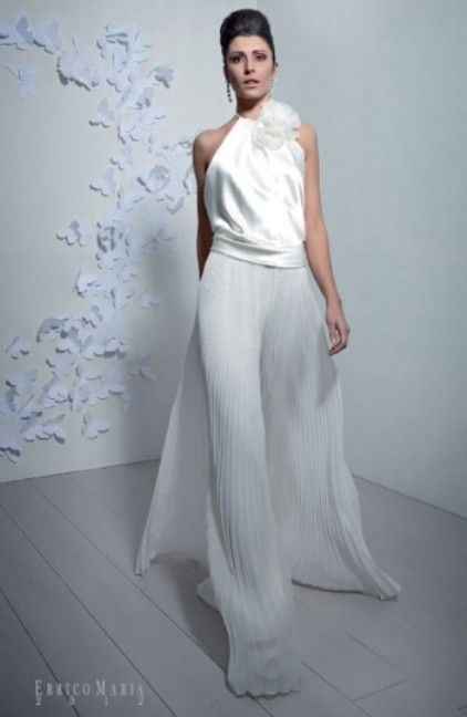 6 abiti da sposa con il pantalone 😍😍😍 - 4
