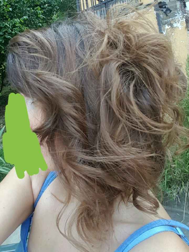 Seconda prova acconciatura (bozza) e prova trucco - 4