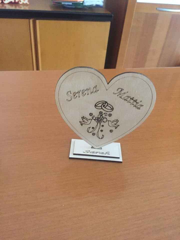 Cuoricini legno personalizzati - 3