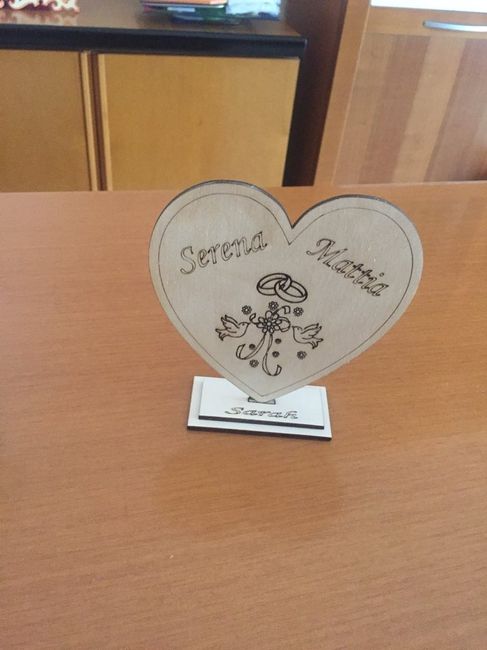 Cuoricini legno personalizzati - 3