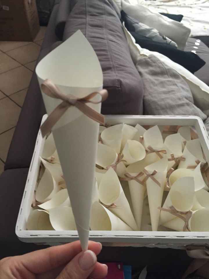 Coni portariso e petali - 1