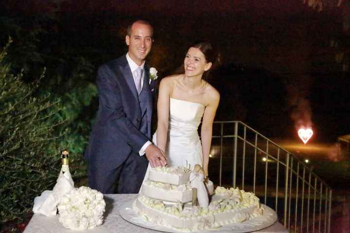 Taglio della torta e inizio fuochi 